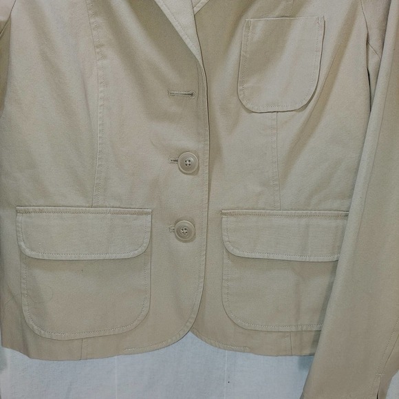 COPY - VINTAGE Old Navy Brand Brown Jacket, Polka Dot Lining, Small - Picture 4 of 9